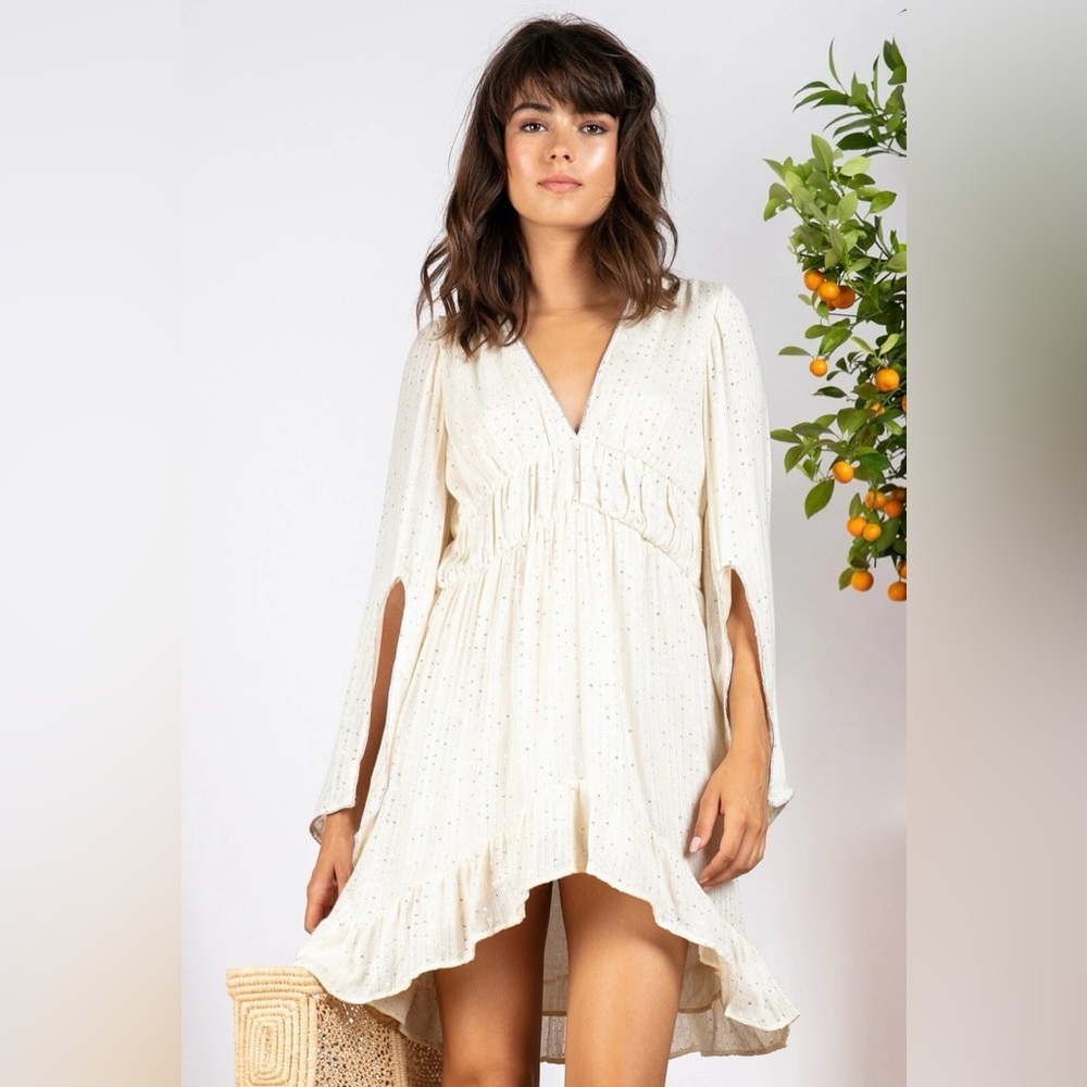 Sundress Claudia Short Dress Saint Barth Coconut White Mini